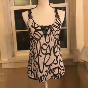 {Jenni} EUC• High-low Racerback Top
